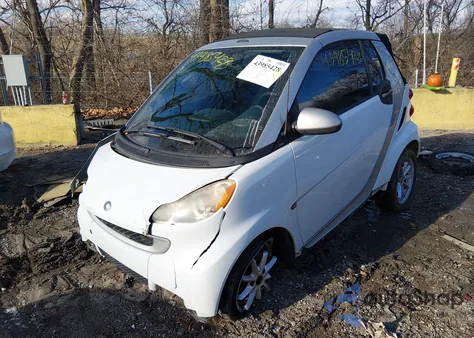 2009 Smart Fortwo Brabus/Passion from USA, damaged, VIN WMEEK31X79K302255